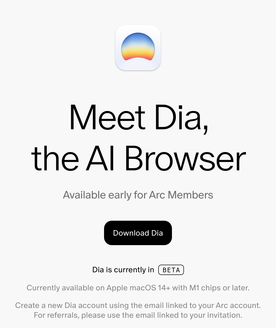 Dia 浏览器使用与下载注册指南